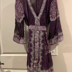 INC Silk Kimono Style Tunic